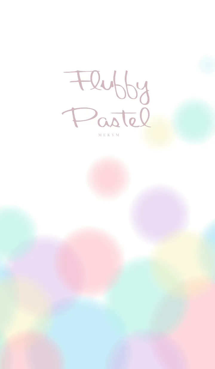 [LINE着せ替え] -Fluffy Pastel- MEKYM 26の画像1