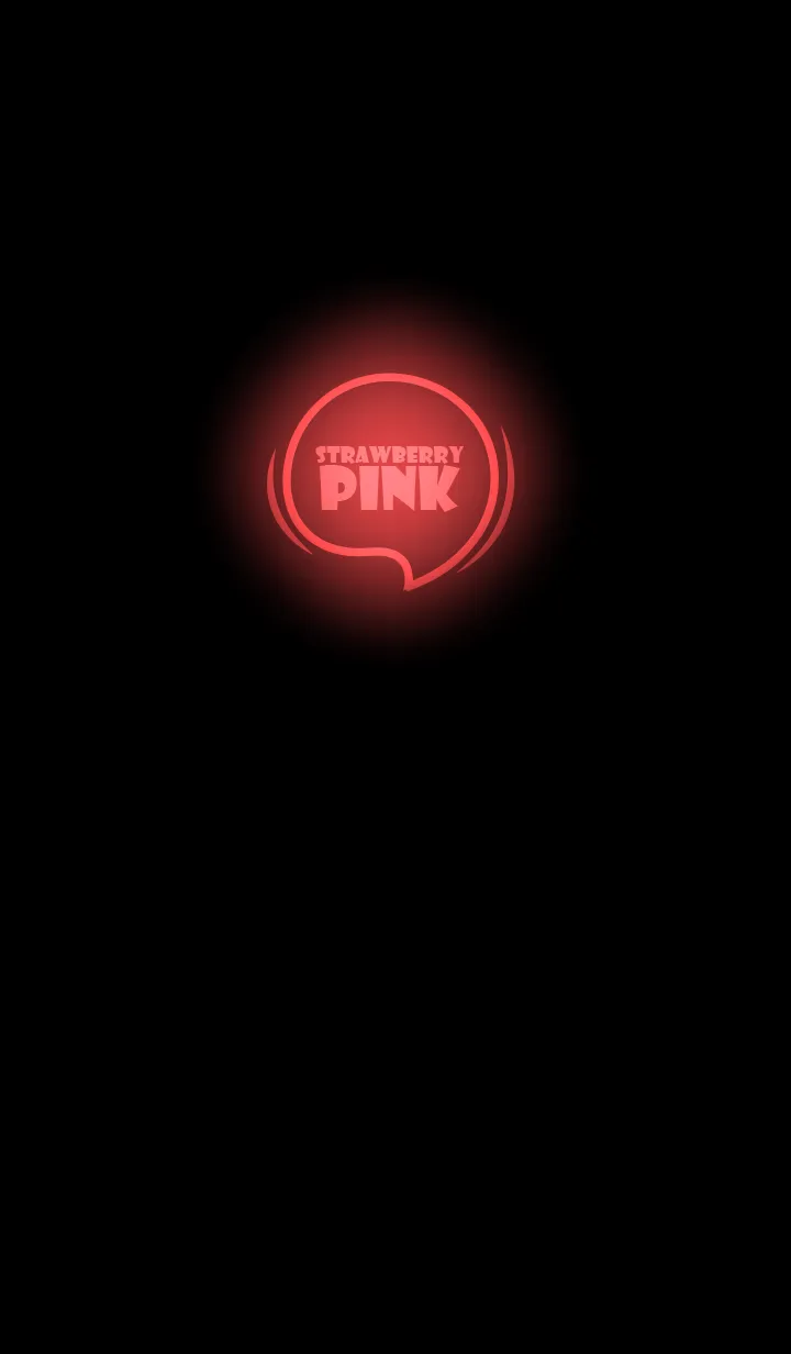 [LINE着せ替え] Strawberry Pink Neon Theme Ver.7 (JP)の画像1