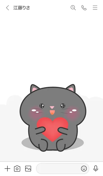 [LINE着せ替え] Mood Black Cat Theme (JP)の画像3