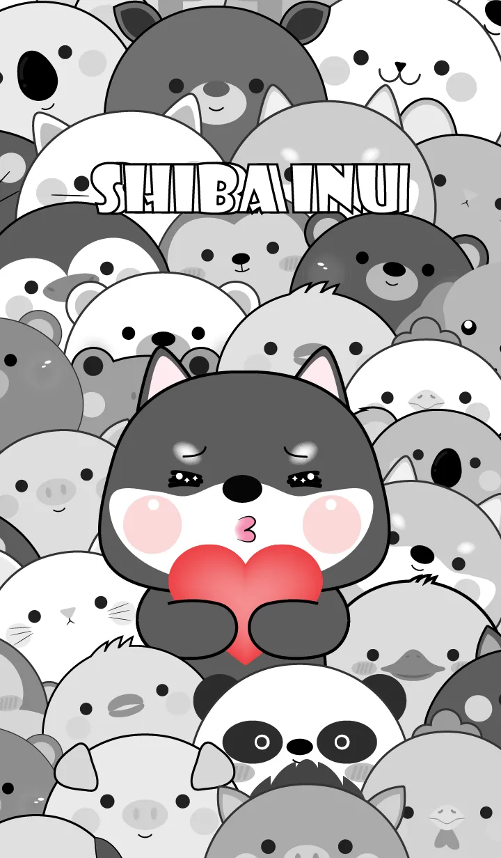 Special Black Shiba Inu Theme (JP)の着せ替えメイン画像