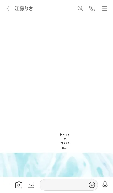 [LINE着せ替え] ブルーマーブル。良い日を！の画像3