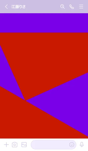 [LINE着せ替え] 2トーン カラー 02の画像3