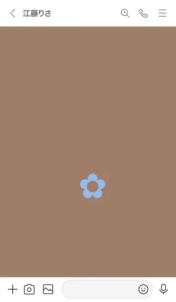 [LINE着せ替え] ザ シンプル ミニ フラワー 39の画像3