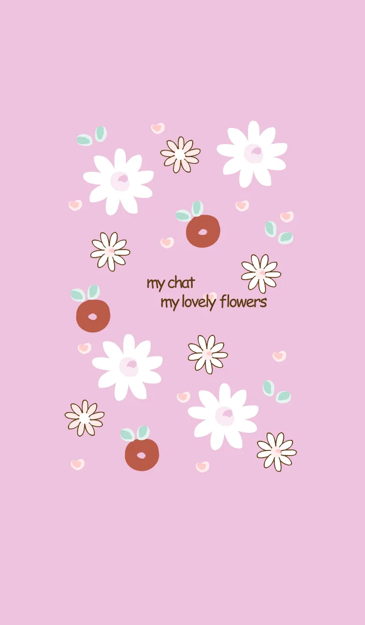 [LINE着せ替え] Purple daisy 14 :)の画像1