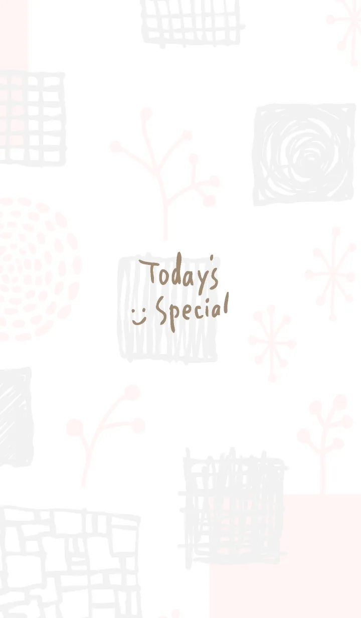 [LINE着せ替え] おしゃれ グレーとピンクの画像1