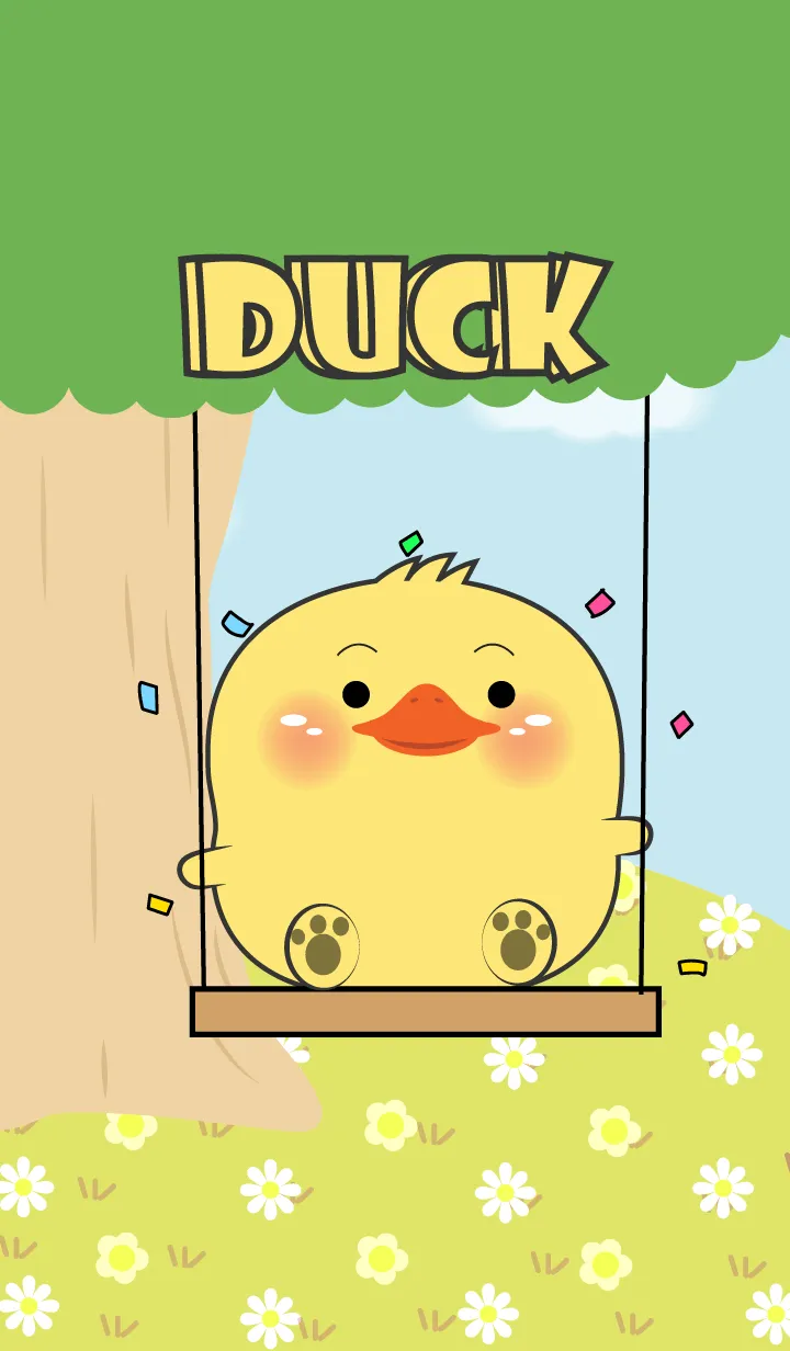 [LINE着せ替え] Enjoy Duck Theme (JP)の画像1