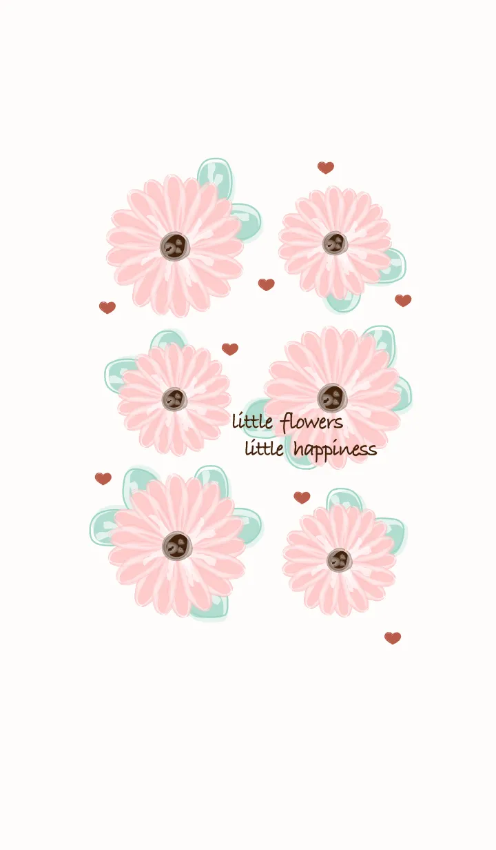 [LINE着せ替え] Pastel flower (Pink) 16の画像1