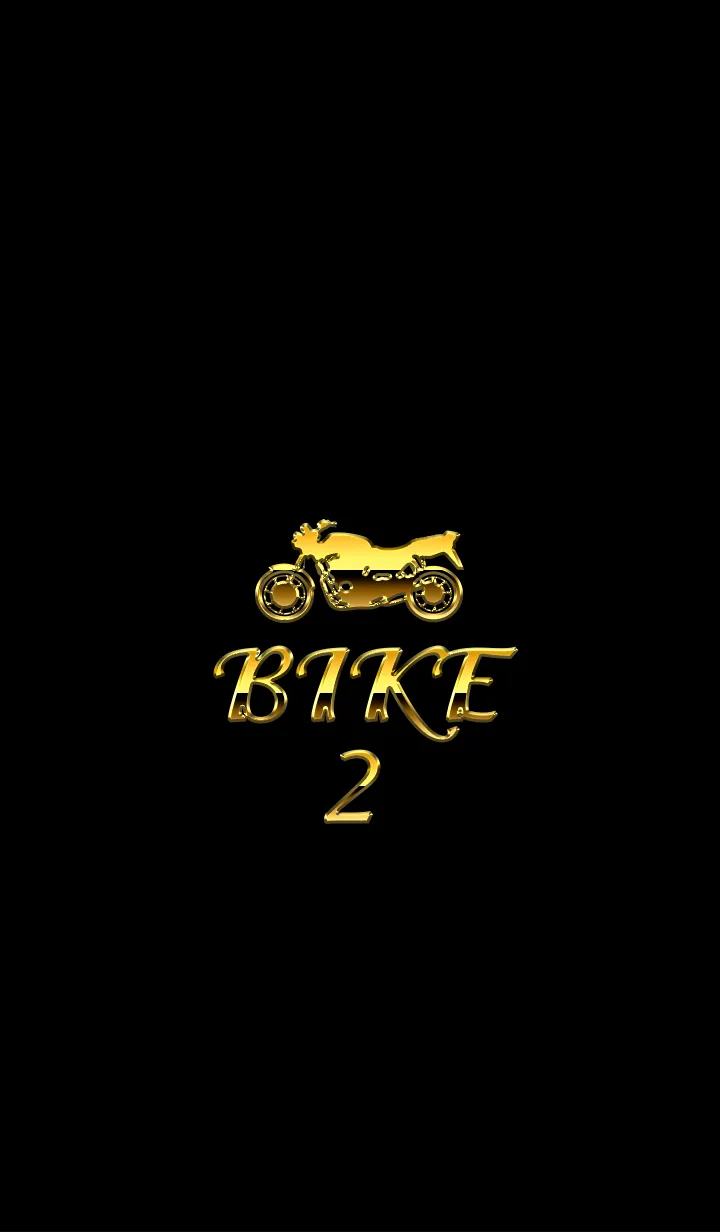 [LINE着せ替え] バイク BIKE GOLD 2の画像1
