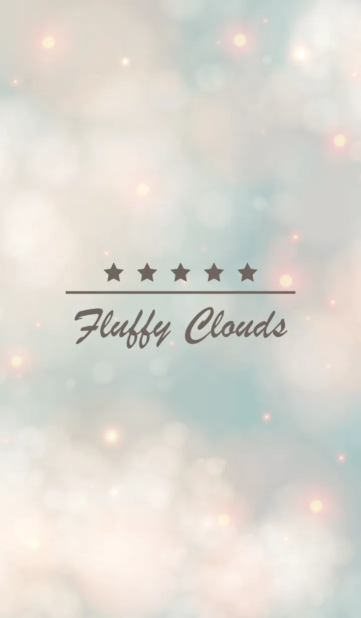 [LINE着せ替え] Fluffy Clouds-RETRO 3の画像1