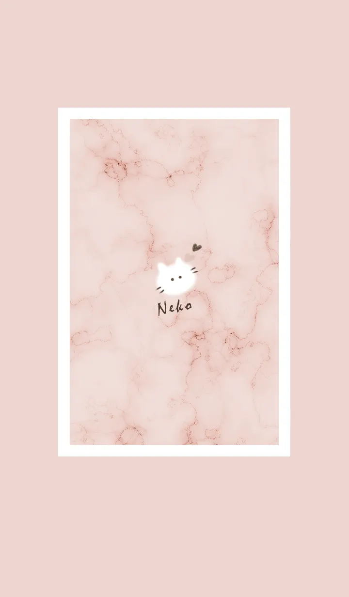 [LINE着せ替え] ～大理石と猫♥ブラウン07_1～の画像1