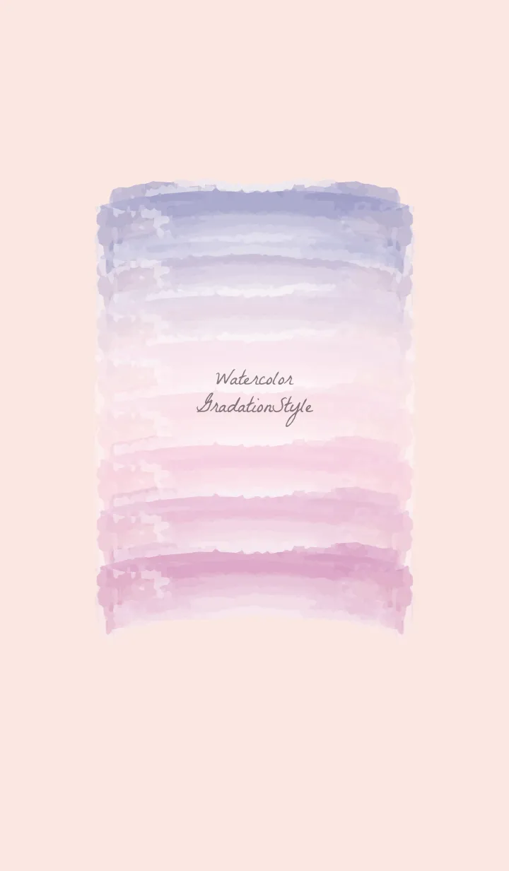 [LINE着せ替え] グラデーションスタイル／水彩3の画像1