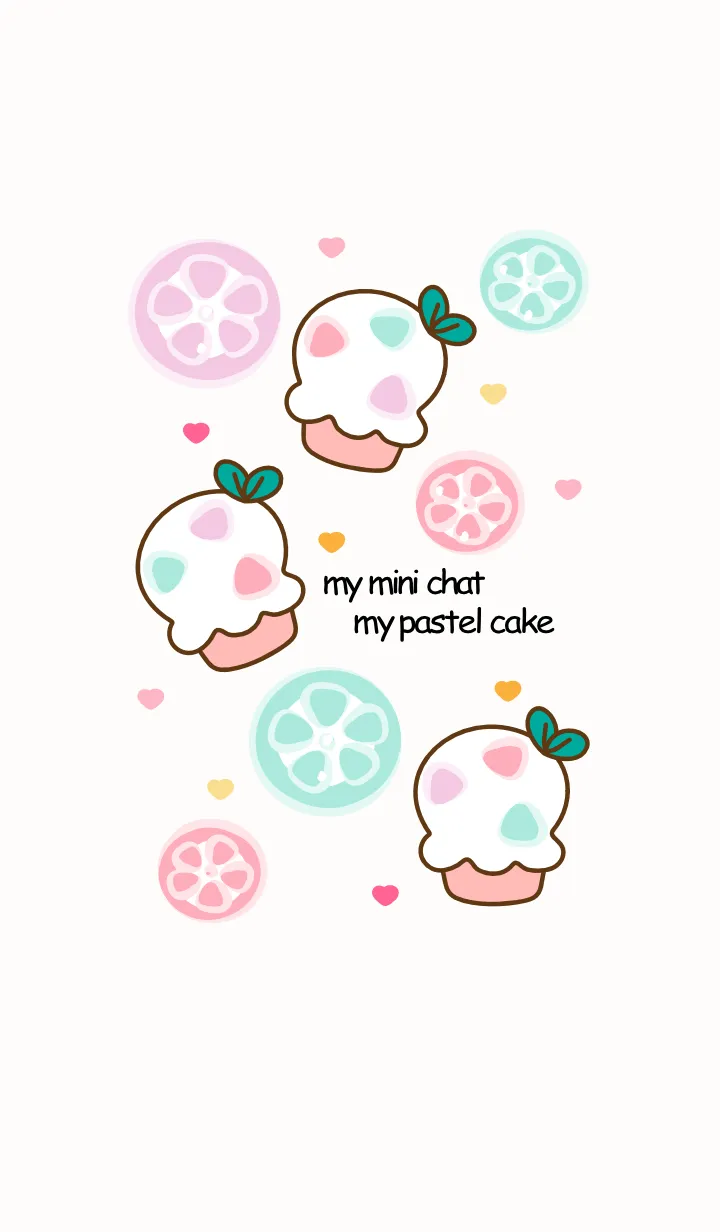 [LINE着せ替え] Pastel cake 13 :)の画像1