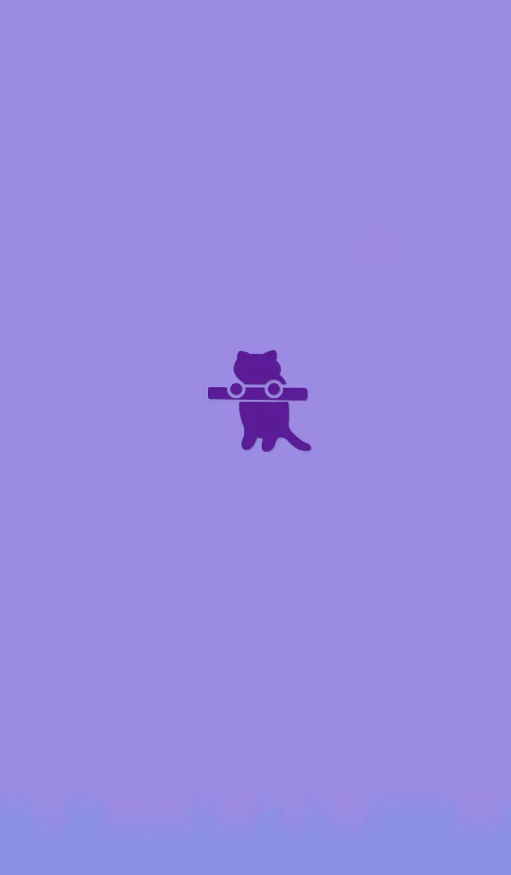 [LINE着せ替え] Pictogram of a cat with a stick 1の画像1