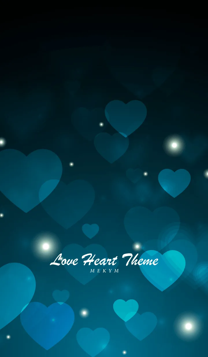 [LINE着せ替え] Love Heart Theme -DUCK BLUE-の画像1