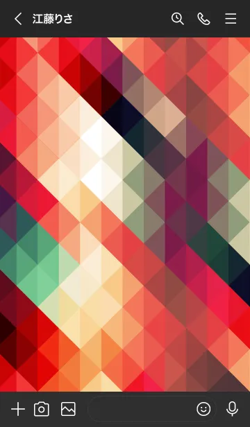 [LINE着せ替え] ジオメトリック 01の画像3