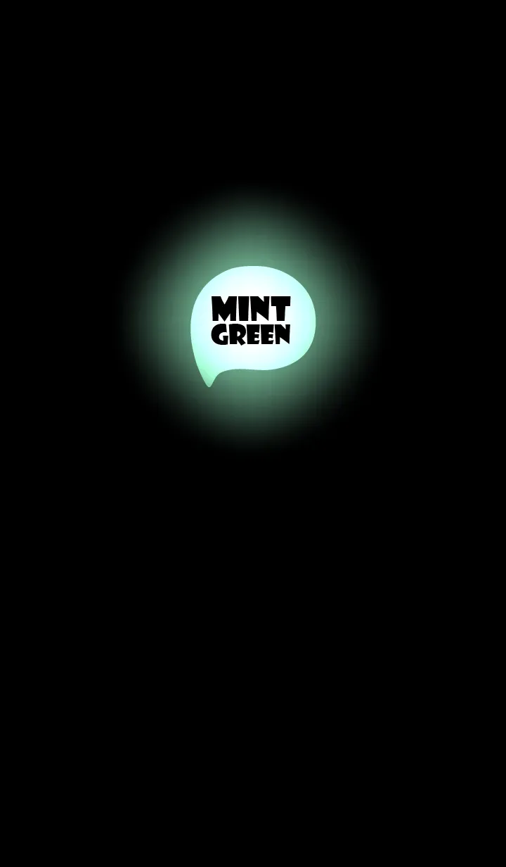 [LINE着せ替え] Mint Green  In Black Vr.8 (JP)の画像1