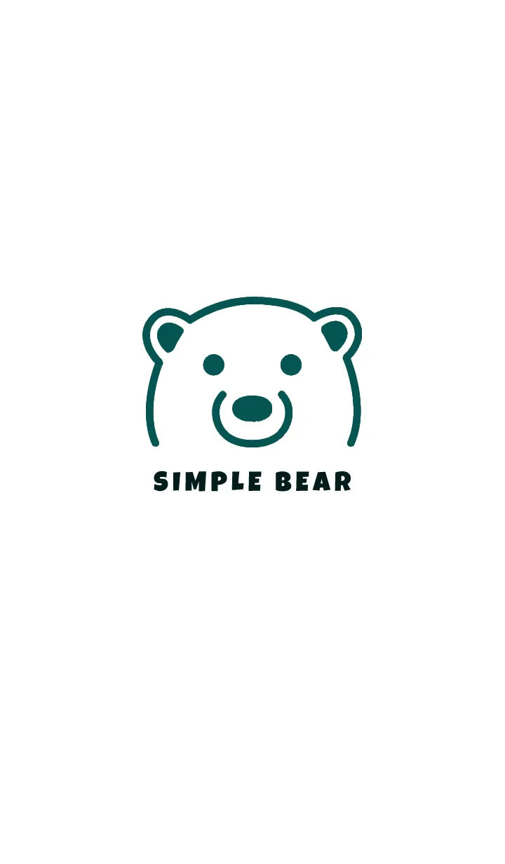 [LINE着せ替え] シンプル ベア 14の画像1