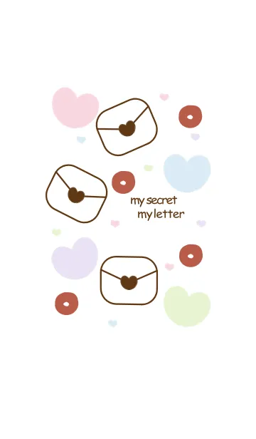 [LINE着せ替え] My secret & My letter 9の画像1