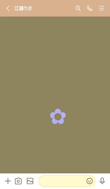 [LINE着せ替え] ザ シンプル ミニ フラワー 40の画像3