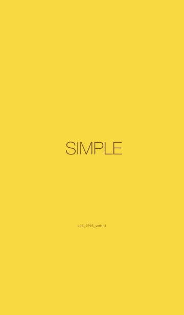 [LINE着せ替え] b06_25_イエロー1-3の画像1