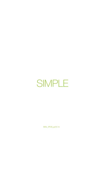 [LINE着せ替え] B06.26_グリーン4-6の画像1