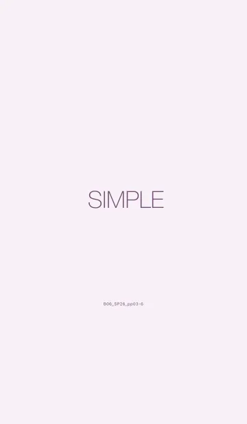 [LINE着せ替え] B06.26_パープル3-6の画像1