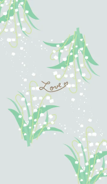 [LINE着せ替え] すずらん 舞う14の画像1