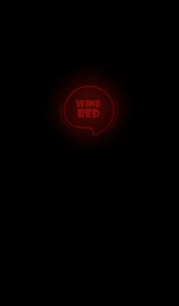 [LINE着せ替え] Wine Red  Neon Theme Ver.7 (JP)の画像1