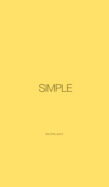 [LINE着せ替え] B06.26_イエロー4-9の画像1