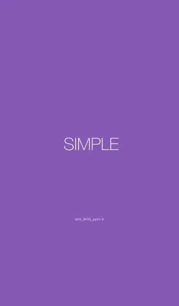 [LINE着せ替え] 605.25_パープル1-9の画像1