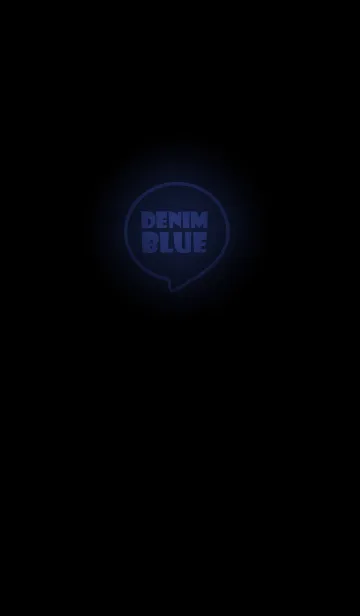 [LINE着せ替え] Denim Blue Neon Theme Ver.4 (JP)の画像1