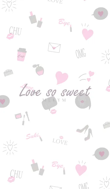 [LINE着せ替え] - Love so sweet - MEKYM 19の画像1