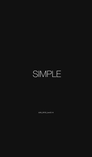 [LINE着せ替え] b06_25_黒/白2-9の画像1