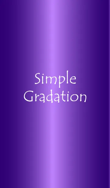 [LINE着せ替え] Simple Gradation -GlossyPurple 7-の画像1