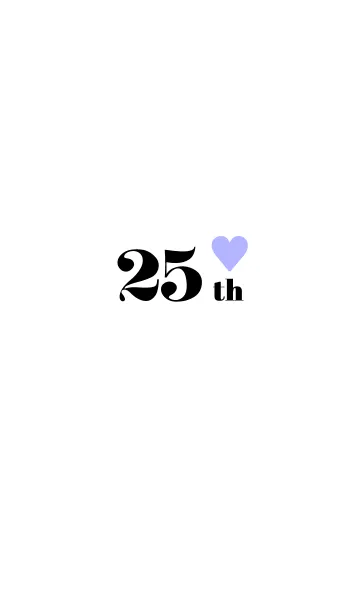 [LINE着せ替え] 25 th 30の画像1