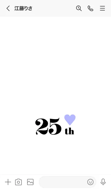 [LINE着せ替え] 25 th 30の画像3