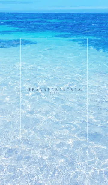 [LINE着せ替え] TRANSPARENT.SEA-HAWAII 9の画像1