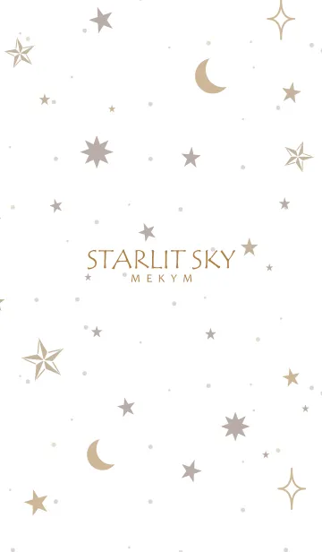 [LINE着せ替え] SIMPLE STARLIT SKY-MEKYM 28の画像1
