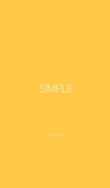 [LINE着せ替え] O07_24_イエロー3-3の画像1