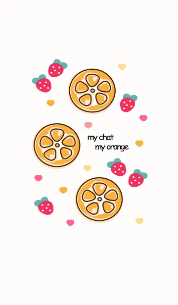 [LINE着せ替え] Mini orange 16 :)の画像1