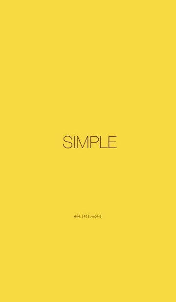 [LINE着せ替え] 607.25_イエロー1-6の画像1