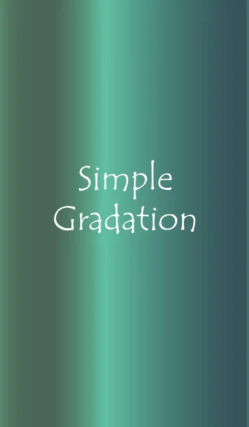 [LINE着せ替え] Simple Gradation -GlossyGreen 4-の画像1