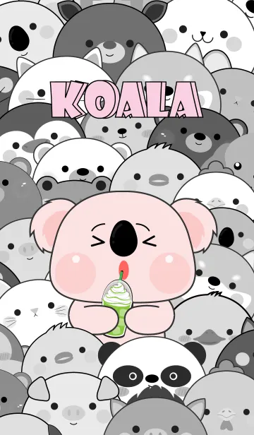 [LINE着せ替え] Simple Special Pink  Koala Theme (JP)の画像1