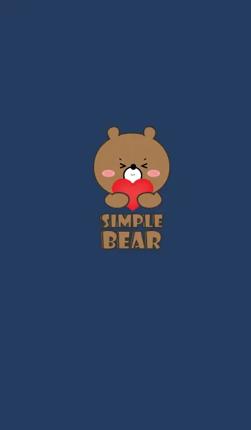 [LINE着せ替え] Bear Simple Theme (JP)の画像1