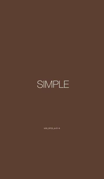 [LINE着せ替え] b07_25_ブラウン1-6の画像1