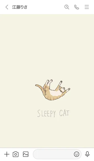 [LINE着せ替え] よく寝るネコ 2の画像3