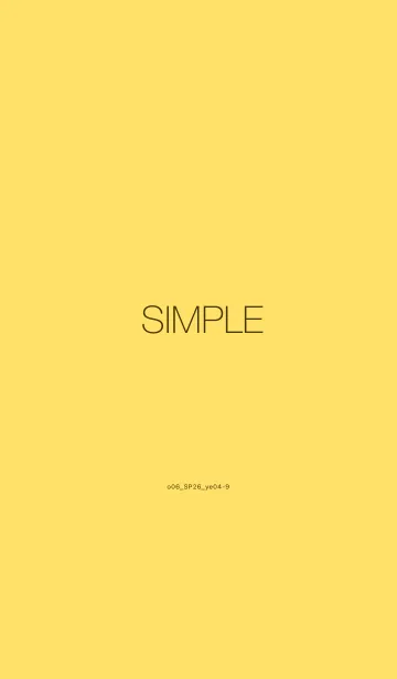 [LINE着せ替え] o07_26_イエロー4-9の画像1