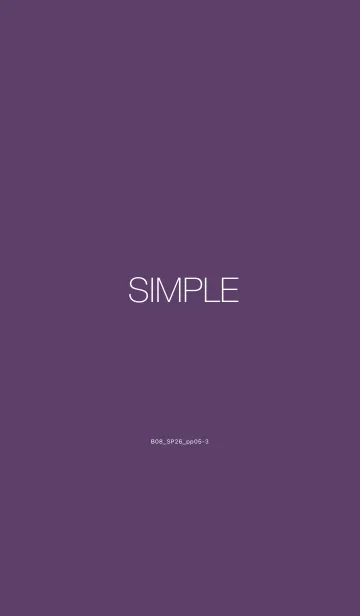 [LINE着せ替え] B08.26_パープル5-3の画像1