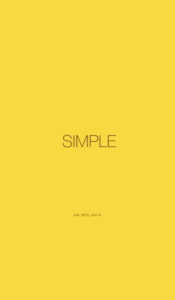 [LINE着せ替え] b08_25_イエロー1-3の画像1