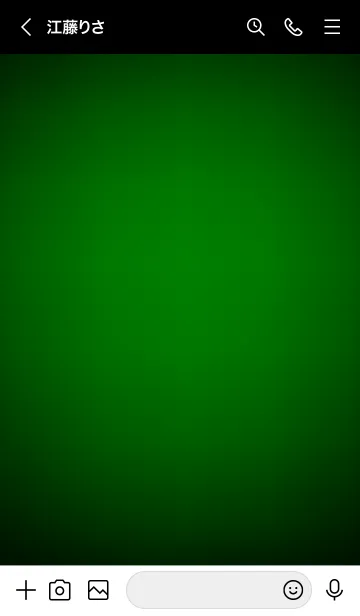 [LINE着せ替え] Green Neon Theme Ver.4 (JP)の画像3